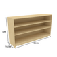 Montessori Classroom Shelf - 5' x 32" - Closed Back - Chickadees Wooden Toys