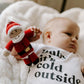 Handmade Fair Trade Santa Rattle – Organic Cotton Delight