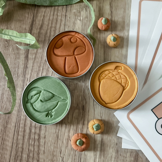 Pumpkin Patch Play Dough Trio