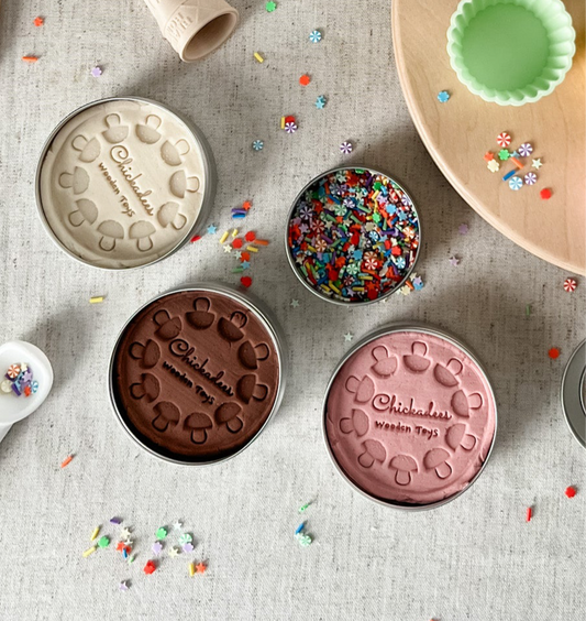Neopolatine Ice Cream Play Dough Trio