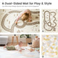 Tiny Land® Double-Sided Baby Playmat Urban Zoo Adventure