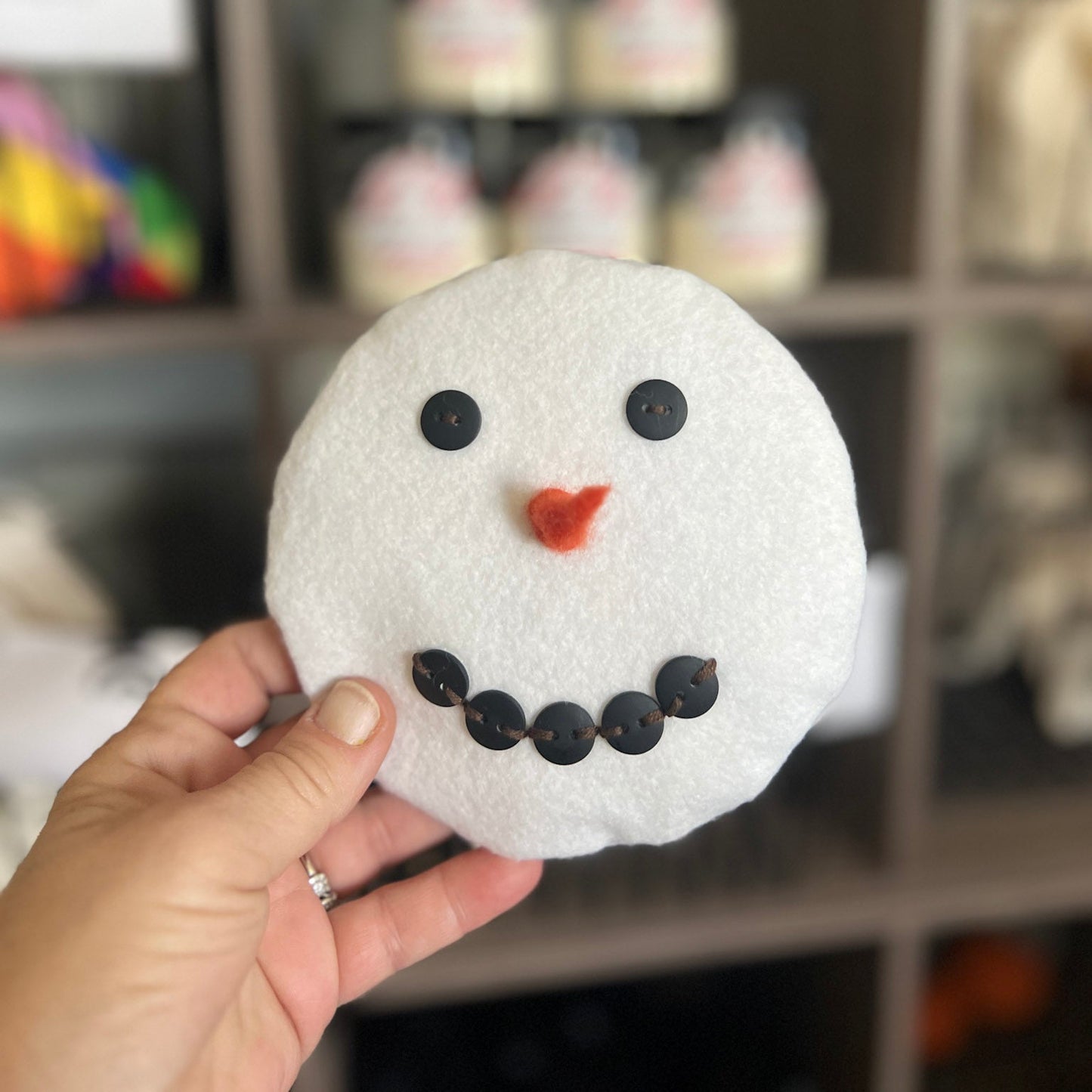 Felt Snowman Pouch