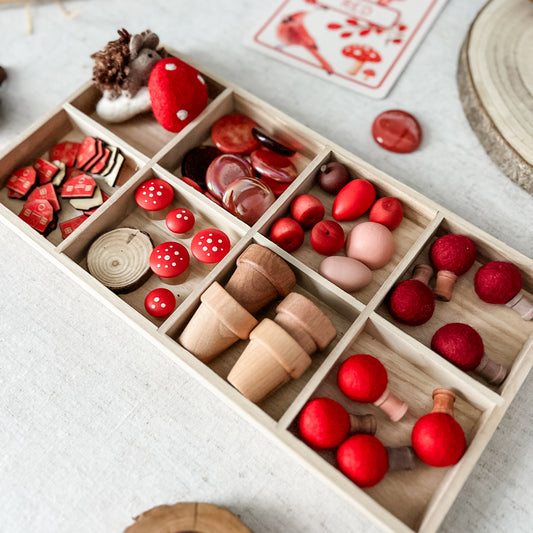 Large Red Tinker Tray
