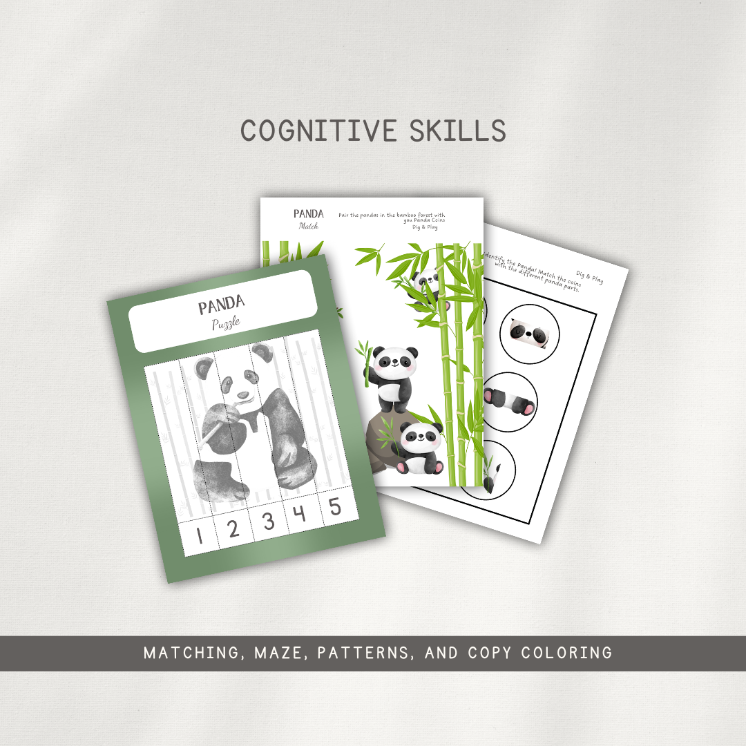 Panda Themed Activity Pages