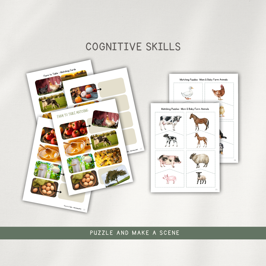 On the Farm Activity Pages - Printed Packet