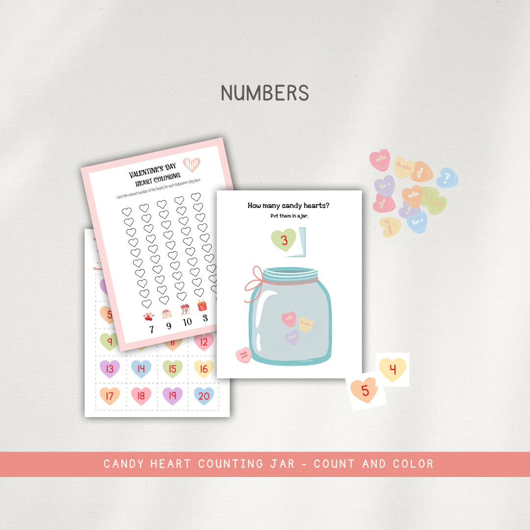 Valentine's Activity Pages - Digital Download