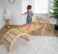 Hazel | Pikler Triangle, Slide & Rocker Set - Natural