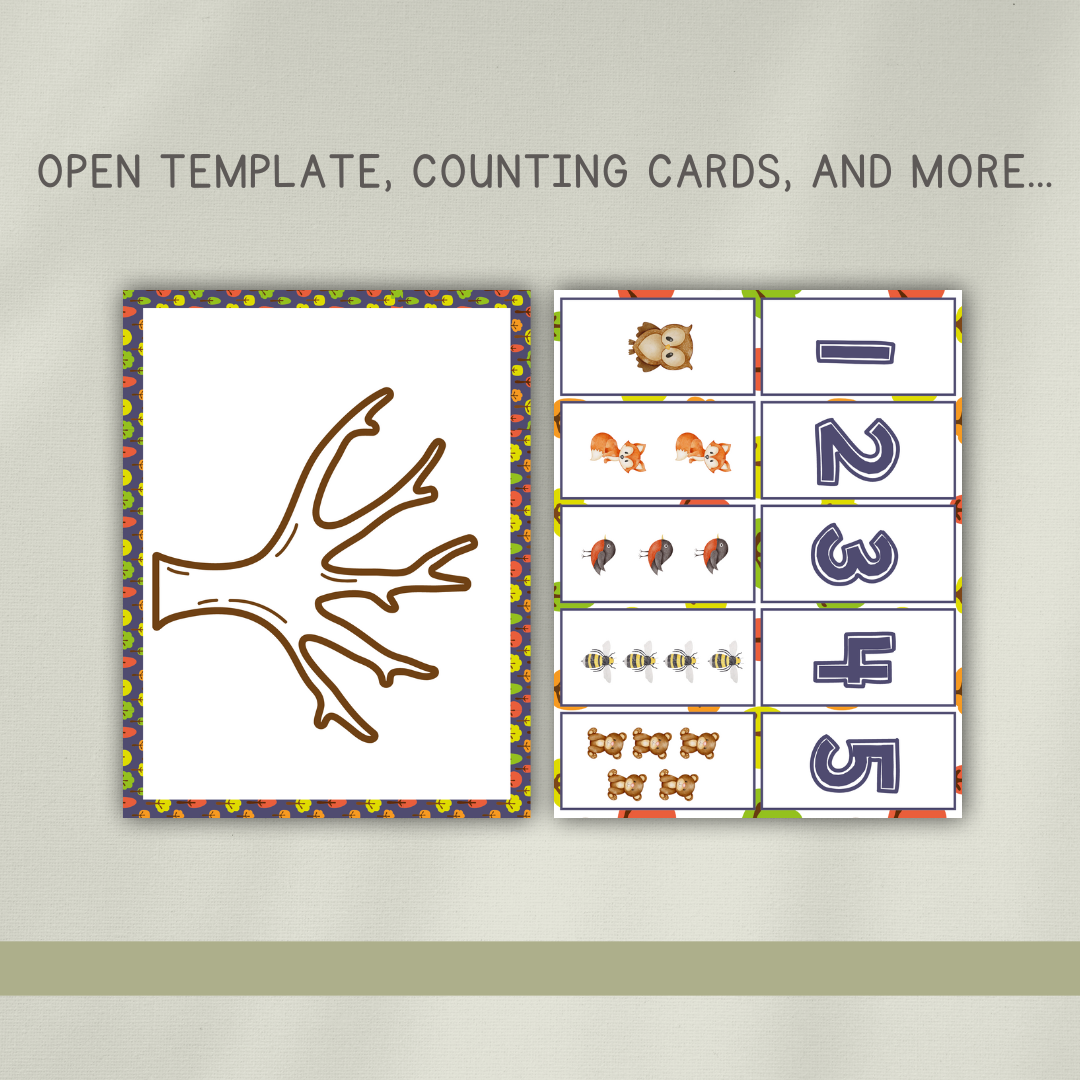Tree Through the Seasons Preschool Activity Pages