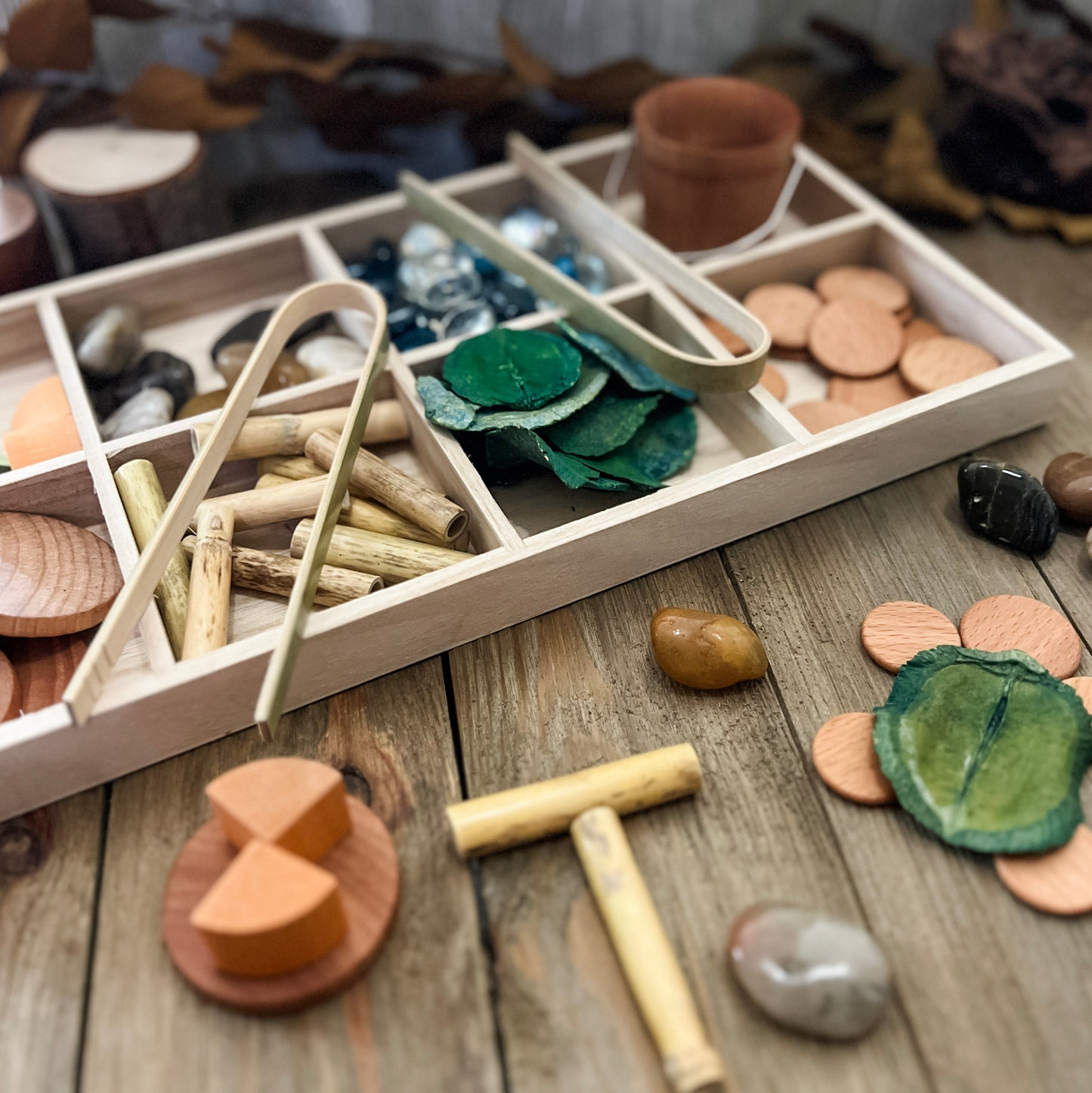 Nature Loose Parts Tinker Tray