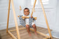 Spruce | Foldable Baby Swing - Beige