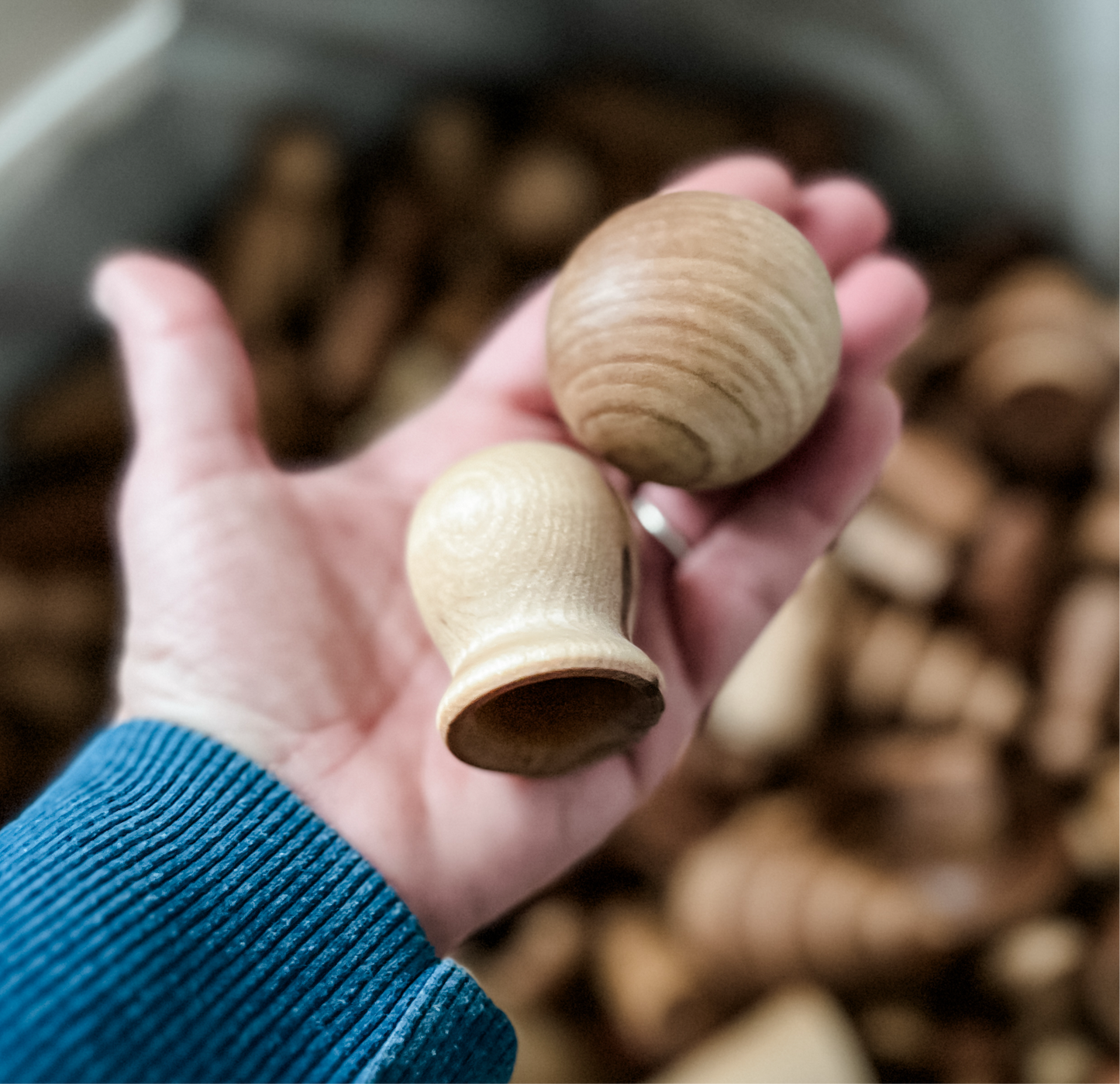 1 lb of Wooden Loose Parts