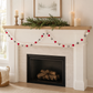 6' Felt Festive Pompom Ball Garland - Red, Gray, White