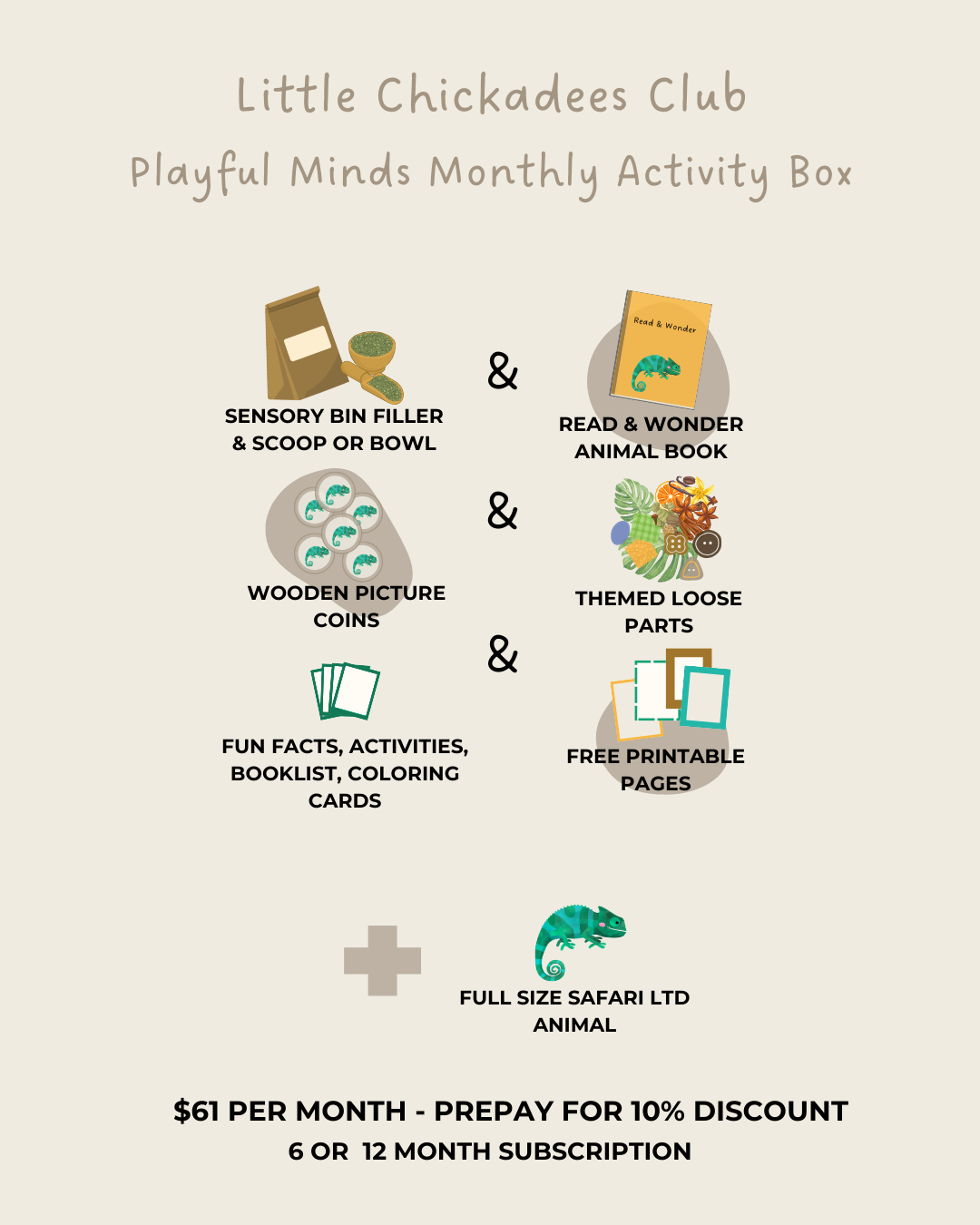 Playful Minds Activity Box - March 2024