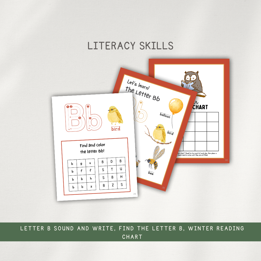 Printed Activity Pages - Early Learning Subscription 2026