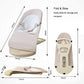 Avenlur Fir Wooden Baby Bouncer – Foldable Infant Rocker with Play Arch