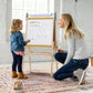 Tiny Land® 3-in-1 Art Easel for Kids - Chickadees Wooden Toys