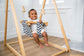 Spruce | Foldable Baby Swing - Chickadees Wooden Toys