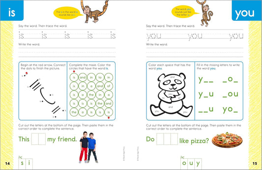 My Sight Words Workbook: 101 High-Frequency Words Plus Games & Activities! (Spiral Bound)