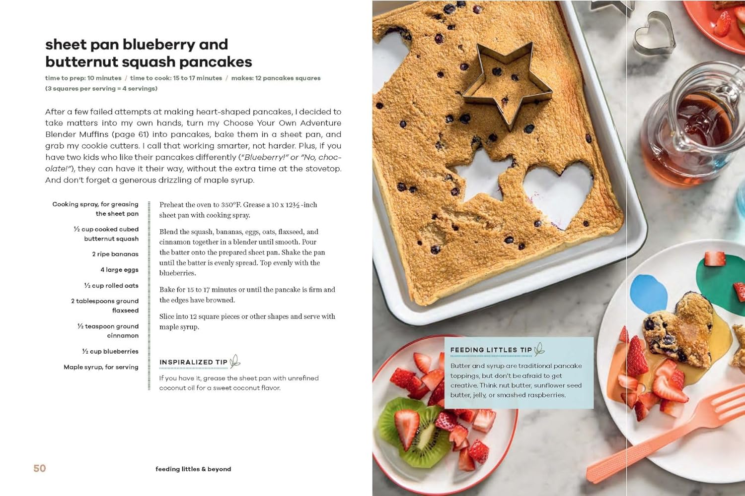 Feeding Littles and Beyond: 100 Baby-Led-Weaning-Friendly Recipes the Whole Family Will Love (Spiral Bound) - Chickadees Wooden Toys