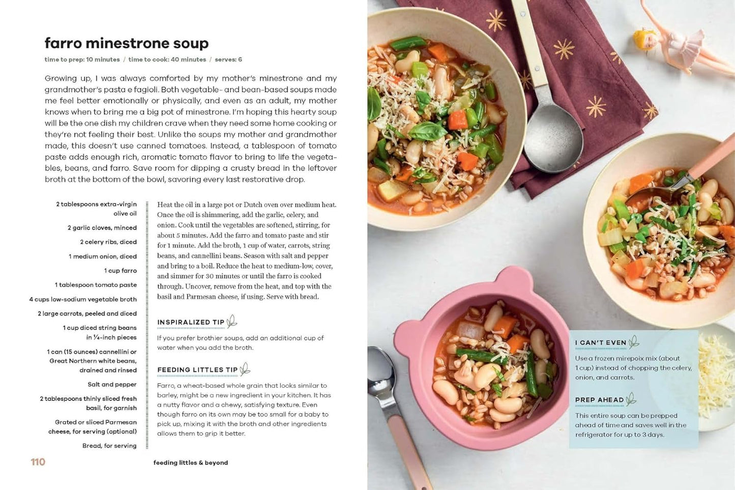 Feeding Littles and Beyond: 100 Baby-Led-Weaning-Friendly Recipes the Whole Family Will Love (Spiral Bound) - Chickadees Wooden Toys
