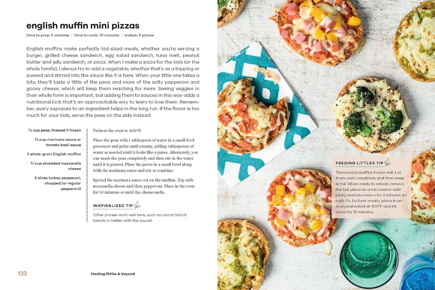 Feeding Littles and Beyond: 100 Baby-Led-Weaning-Friendly Recipes the Whole Family Will Love (Spiral Bound) - Chickadees Wooden Toys