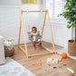 Spruce | Foldable Baby Swing - Beige - Chickadees Wooden Toys