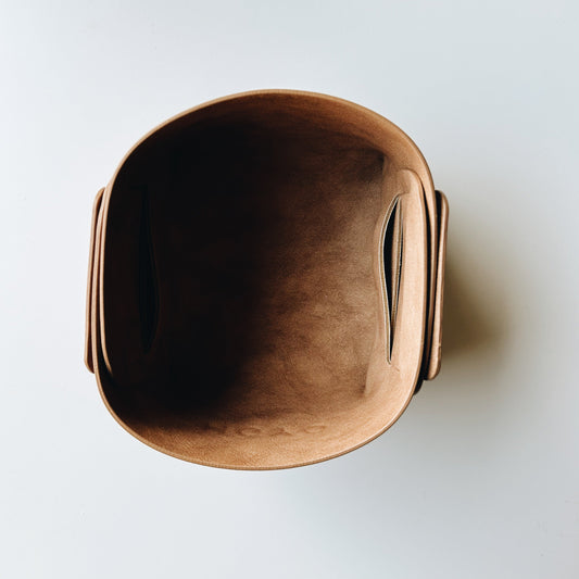 Origami cup (pecan) - Chickadees Wooden Toys