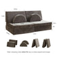 Tiny Land® Anyway Couch - Charcoal Gray