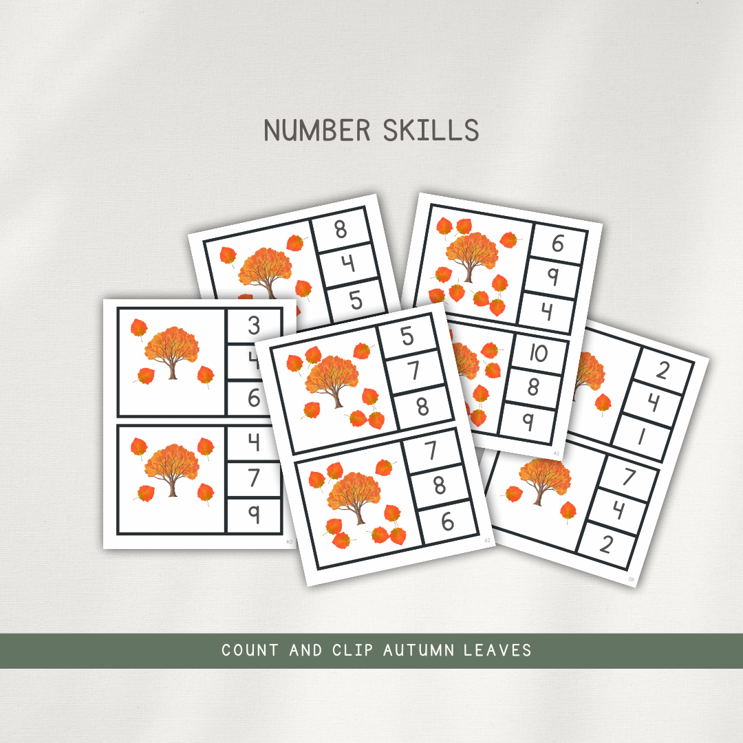 Tree Themed Activity Pages - Digital Download