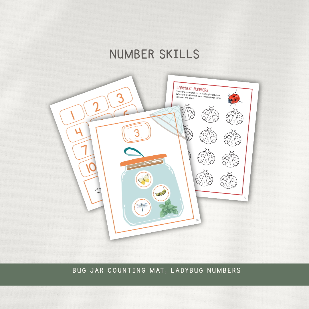 Backyard Wildlife Activity Bundle - Digital Download - Chickadees Wooden Toys