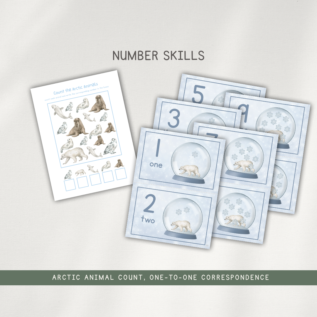 Arctic Themed Activity Pages - Digital Download