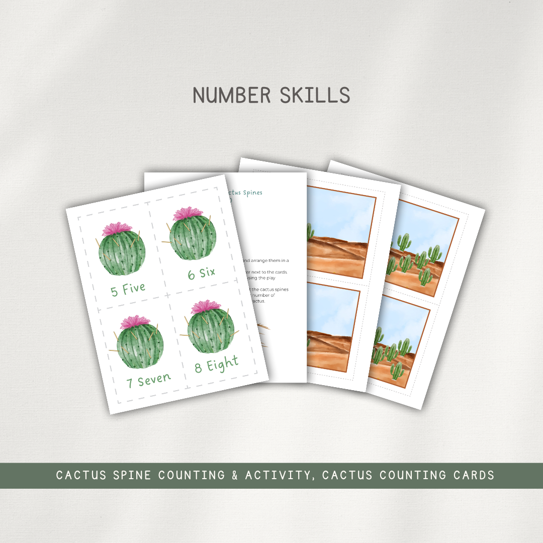 In the Desert Themed Activity Pages - Digital Download
