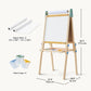 Tiny Land® 3-in-1 Art Easel for Kids - Morandi - Chickadees Wooden Toys