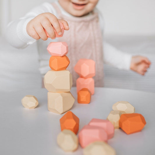 Patience Pebbles - Chickadees Wooden Toys