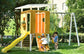 Forest - Modern Backyard Outdoor Swing Set 2 Swings And Trapeze Bar