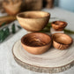 4 Nesting Olive Wood Bowls