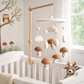 Felt Baby Mobile - Smiley Mushroom - Chickadees Wooden Toys
