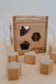 Solid Wood Intelligence Shape Sorting Box