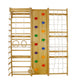 Walnut - 9-in-1 Swedish Ladder Wall Gym and Climber