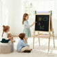 Tiny Land® 3-in-1 Art Easel for Kids - Chickadees Wooden Toys