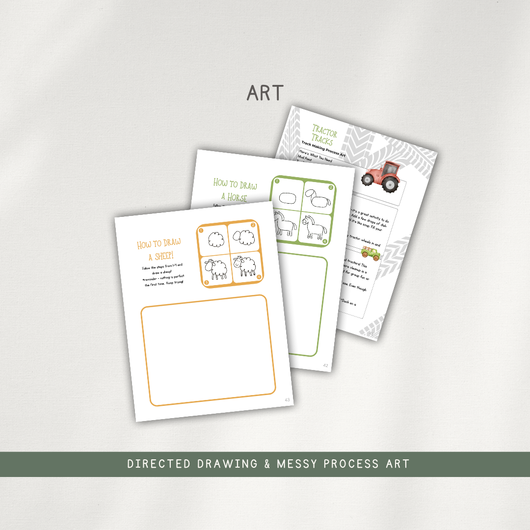 On the Farm Themed Activity Pages - Digital Download