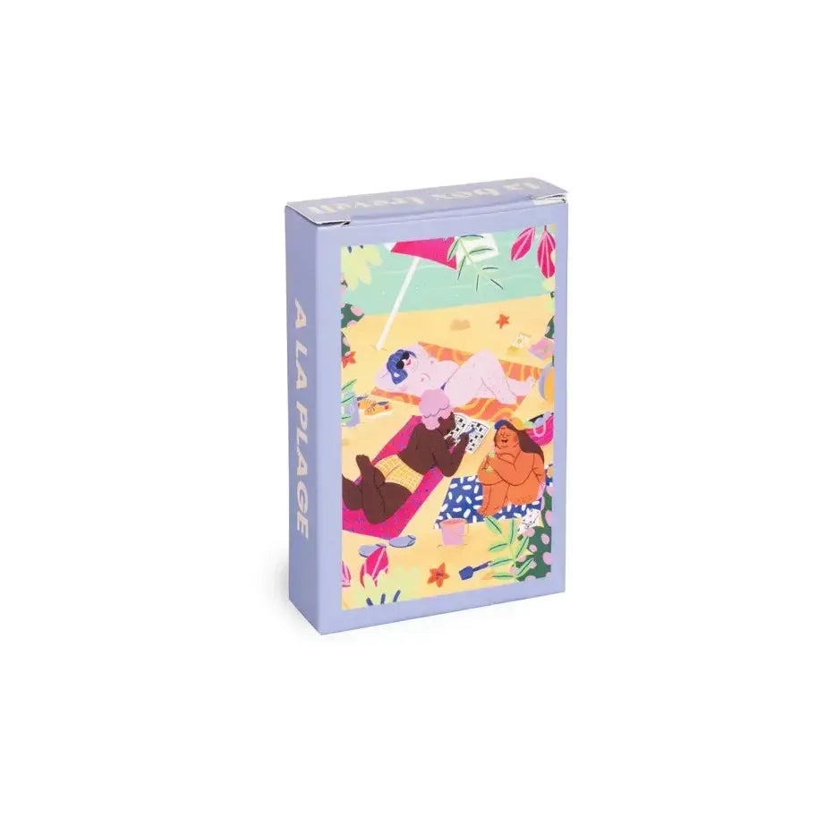 A La Plage (At the Beach) 99 Piece Mini Jigsaw Puzzle Trevell