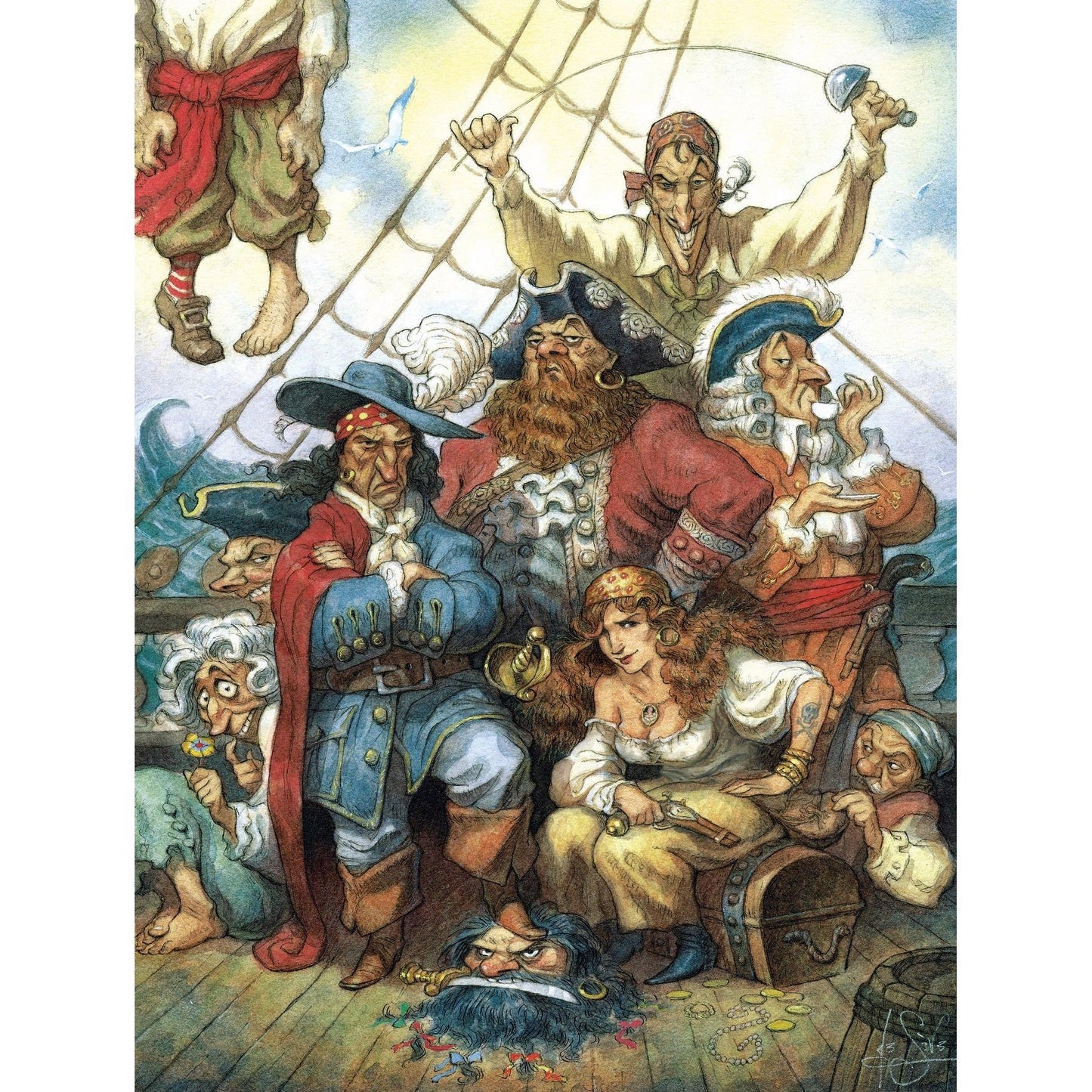 A Pirate's Life 1000 Piece Jigsaw Puzzle NYPC
