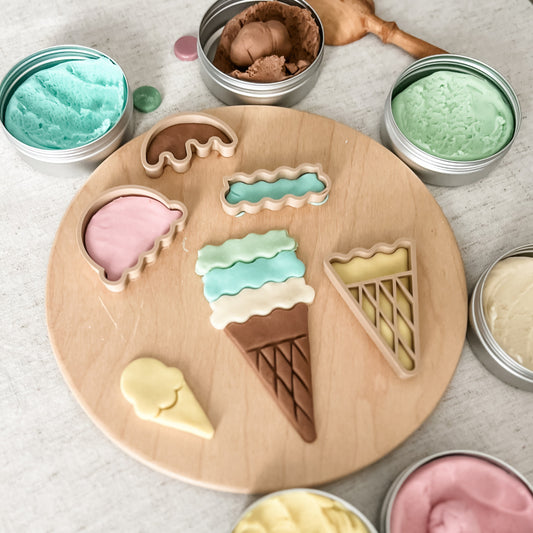 Ice Cream Eco Cutter Set - Chickadees Wooden Toys
