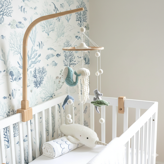 Baby Mobile - Jellyfish - Chickadees Wooden Toys