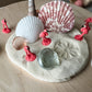 Flamingo Beach Play Dough Tray