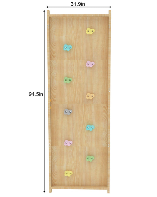 Walnut Modular Extension Panel Add-On Rock Wall Panel - Chickadees Wooden Toys