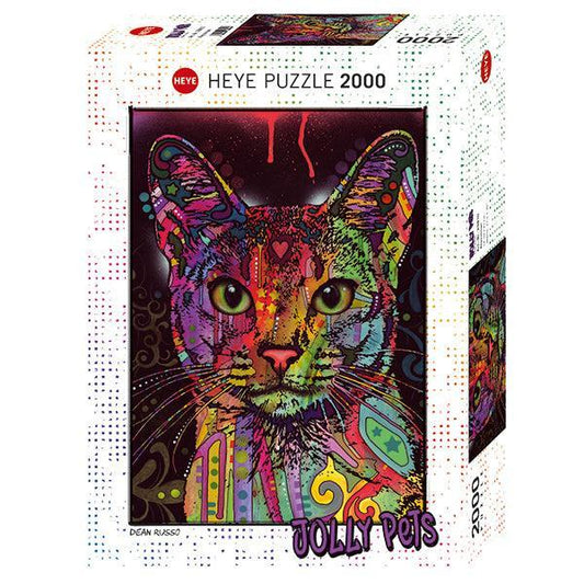 Abyssinian Jolly Pets 2000 Piece Jigsaw Puzzle Heye