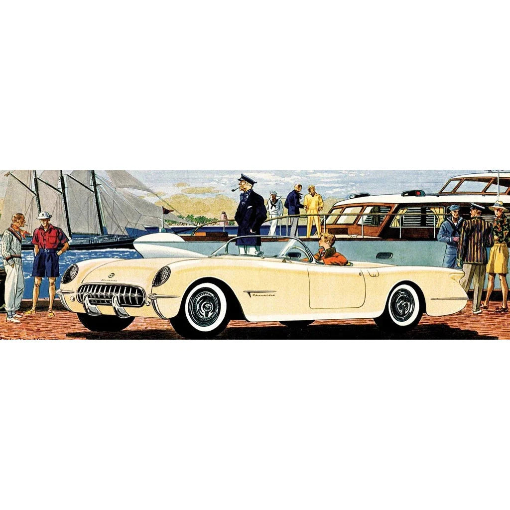 America's Sports Car 750 Piece Panoramic Jigsaw Puzzle NYPC