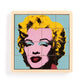 Andy Warhol Marilyn 2-in-1 Sliding Wood Puzzle Galison